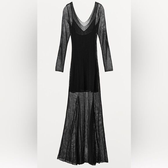 Zara openwork knit dress (Rare Find) - Picture 6 of 9